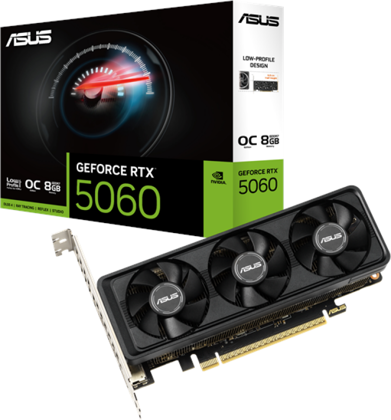 GeForce RTX 5060 Low Profile BRK OC - 8GB GDDR7 RAM - Grafikkort