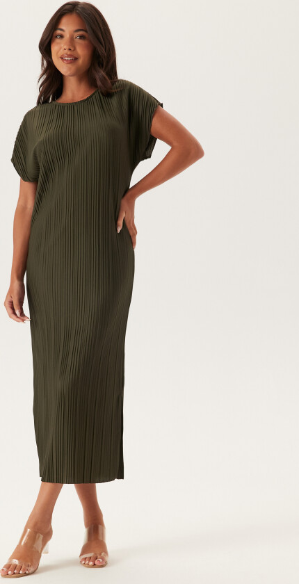 Vitahlia O-neck C/S MIDI DRESS