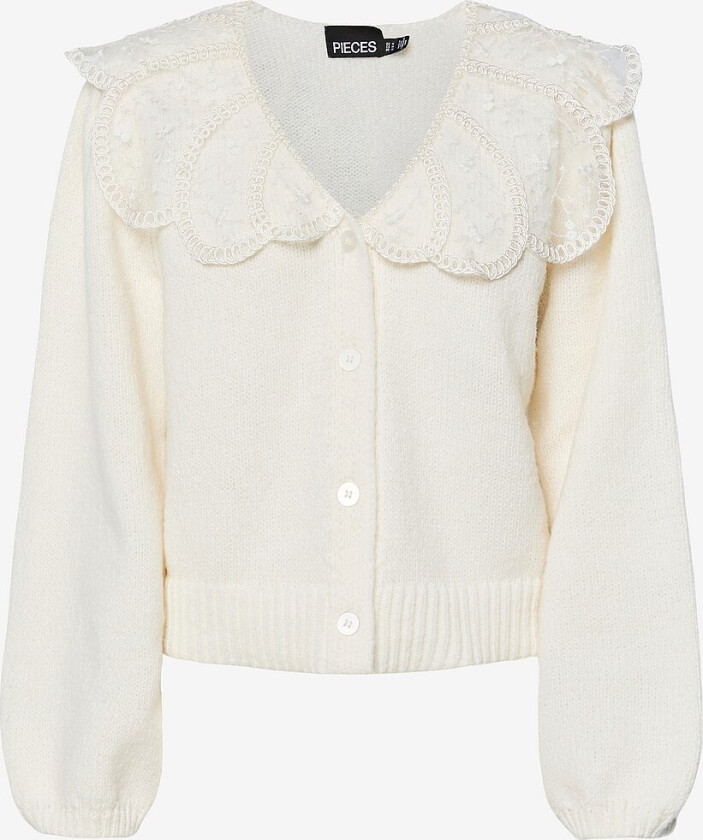 Pcabby Ls Lace Collar Knit Car