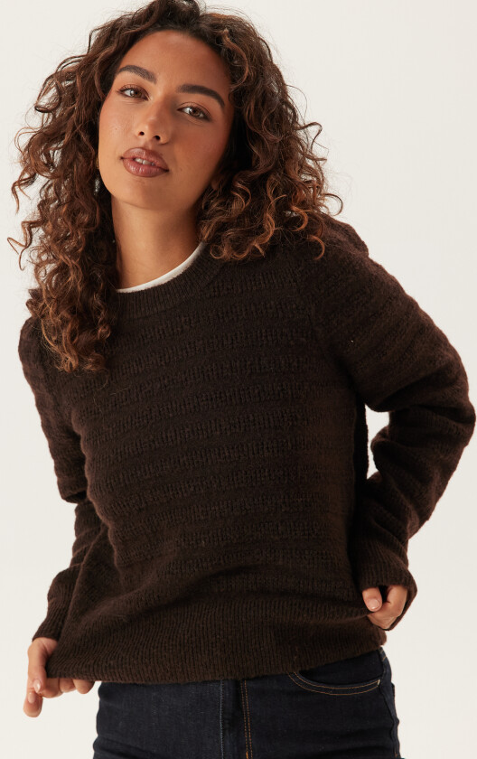 Vijayla O-neck L/S KNIT TOP