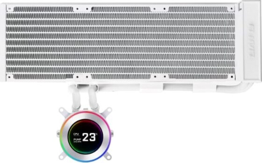 Hydroshift II LCD-C 360 fanless White - CPU Vannkjøling - Max 28 dBA