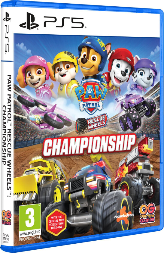 Paw Patrol Rescue Wheels: Championship - Sony PlayStation 5 - Racing
