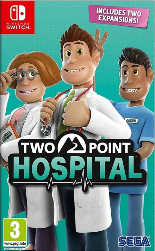 Two Point Hospital (Code in a Box) - Nintendo Switch - Strategi