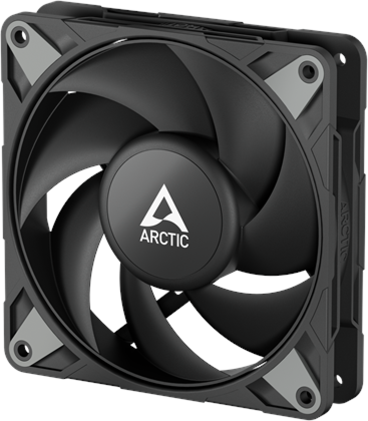 P12 Pro - Kabinettvifte - 120mm - Svart