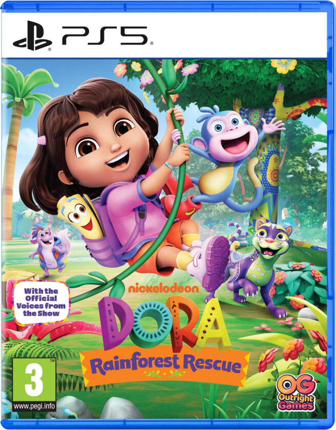 Dora: Rainforest Rescue - Sony PlayStation 5 - Action/Adventure