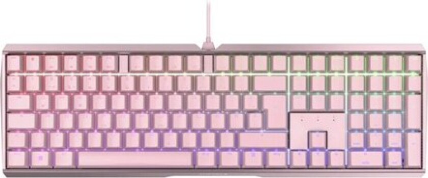 MX-Board 3.0 S - MX Brown - Gamingtastatur - Nordisk - Rosa
