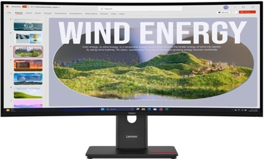 34" Lenovo ThinkVision T34WD-40