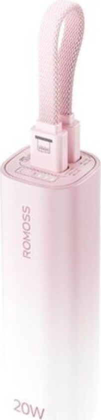 Mini Powerbank PSC05C 5000mAh Pink Nødlader - Rosa - 5000 Ah