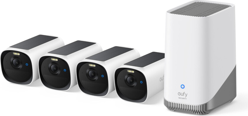 EufyCam 4x E40 overvåkningskamera (HomeBase S380)