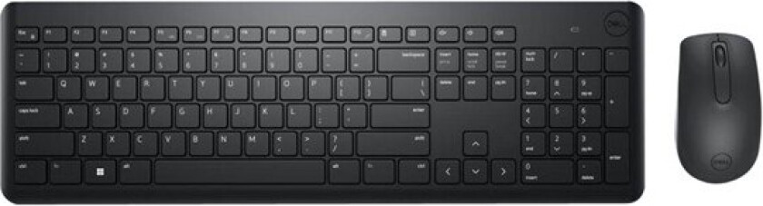 Wireless Keyboard and Mouse KM3322W - keyboard and mouse set - QWERTY - Arabic - black Input Device - Tastatur & Mussett - Arabisk - Svart