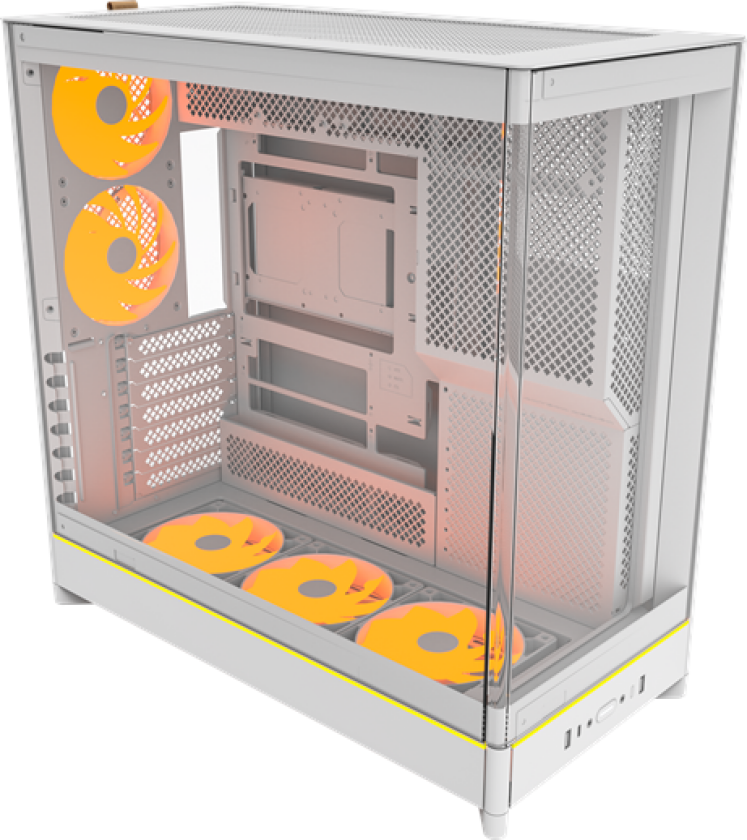 HS02 PRO - Kabinett - Miditower - Hvit