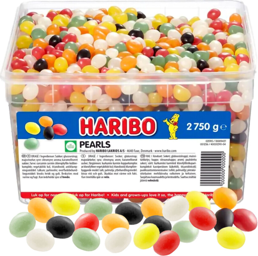 HARIBO Pearls, irtomakeinen, 2,7kg