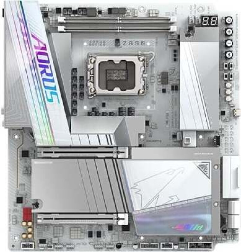 Bilde av AORUS Z890 TACHYON ICE Hovedkort - Intel Z890 - Intel LGA1851 socket - DDR5 RAM - Extended ATX