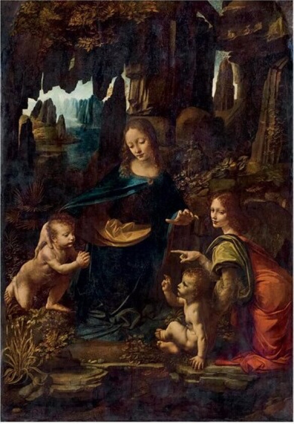 Jigsaw Puzzle Artwork Madonna in the Grotto 1000pcs. Gulv