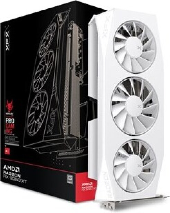 Mercury AMD Radeon RX 9060 XT OC Gaming (hvit)