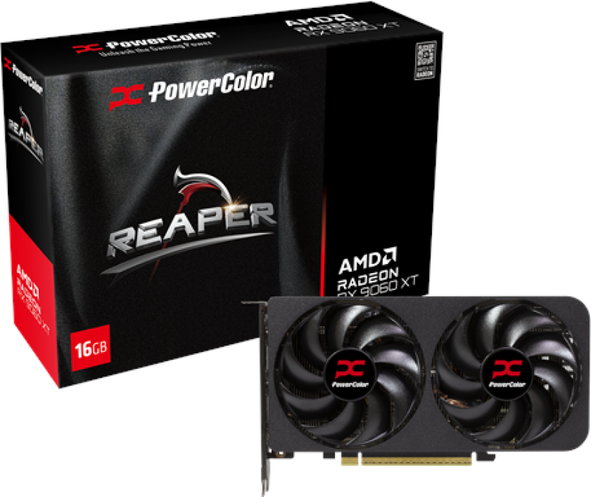 Radeon RX 9060 XT Reaper - 16GB GDDR6 RAM - Grafikkort