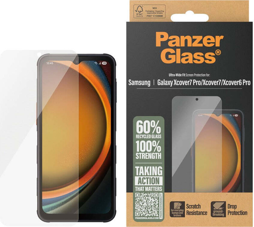 Bilde av Screen Protector Samsung Galaxy Xcover7 Pro | Xcover7 | Xcover6 Pro | Ultra-Wide Fit