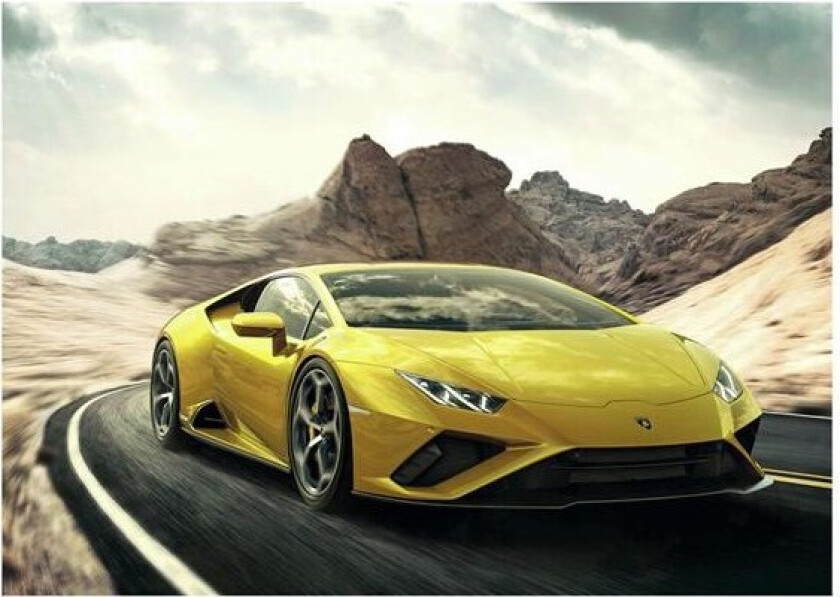 Jigsaw puzzle Lamborghini Hurracan Evo Rwd 1000 pcs. Gulv