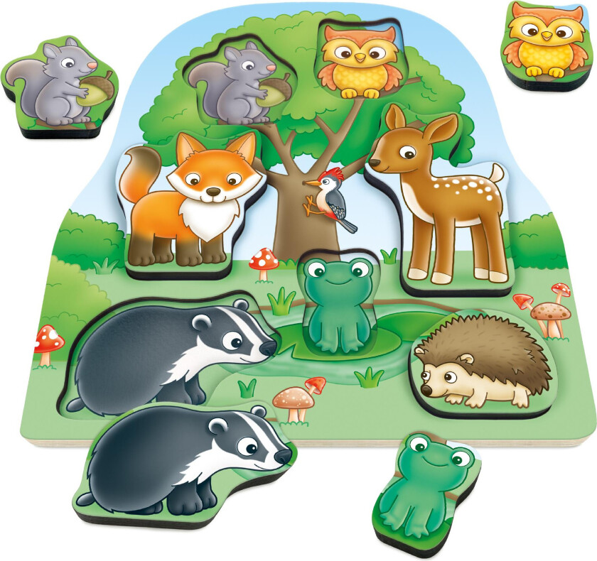 Woodland Chunky Wooden Puzzle