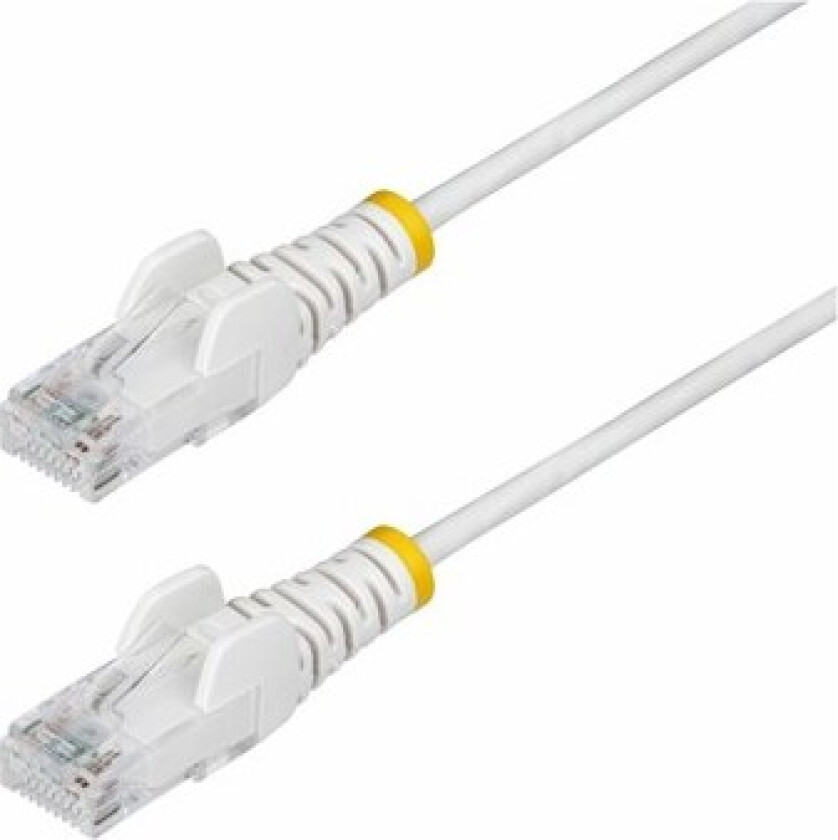 Bilde av 3m White Slim CAT6 Ethernet Cable Snagless 28AWG LSZH - patch cable - 3 m - white - Hvit - 3 meter