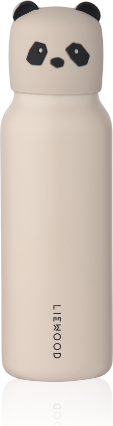 Falk Vannflaske Med Pandalokk 350 Ml Sandy Water Bottle w Panda Lid 350 ml-OS Brun One Size unisex
