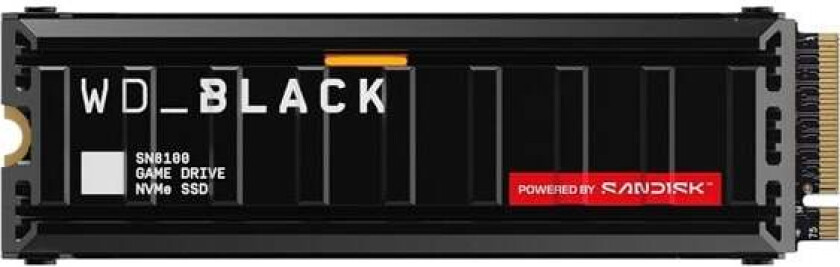 Black SN8100 SSD - 4TB - M.2 2280 - PCIe 5.0 - Med varmespreder