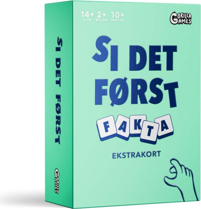 Spill Si Det Først Fakta Ekstrakort