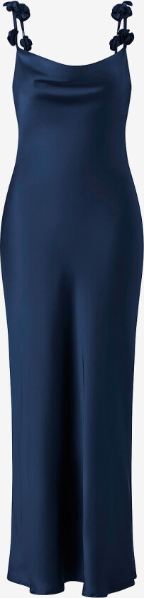 Kjole Cowl Neck - Blå