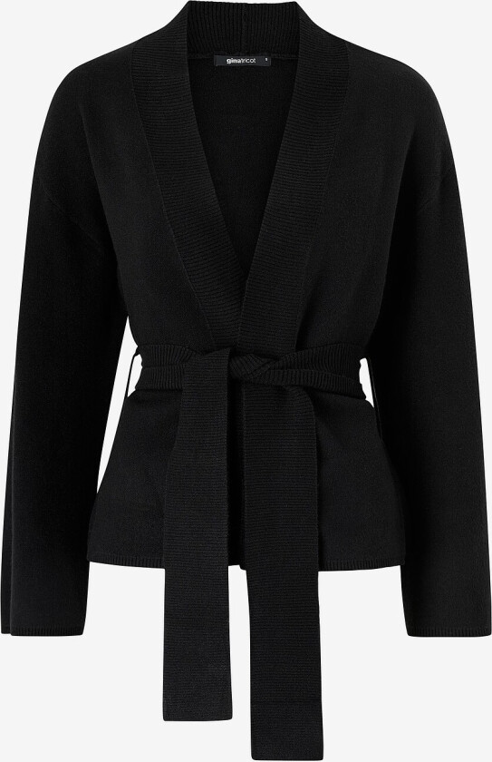 Kimono Knitted Wrap Kimono - Svart