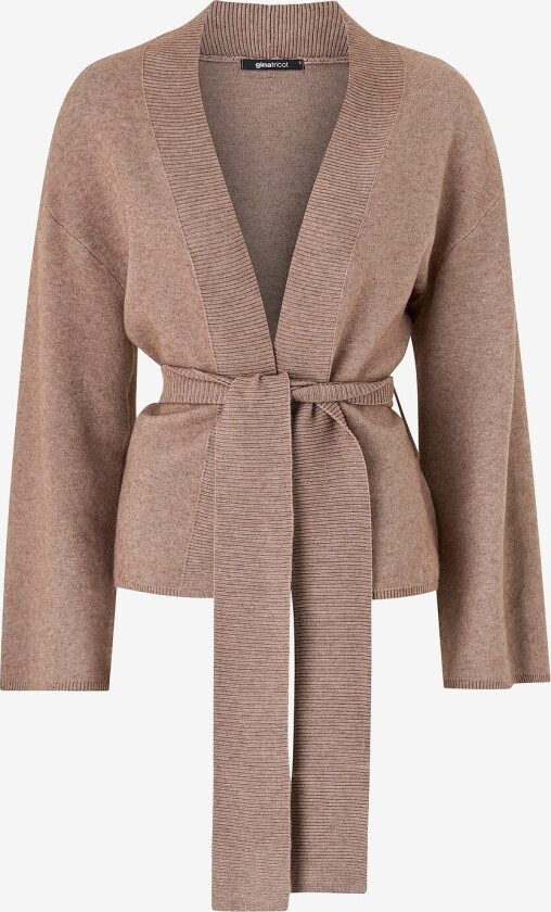 Kimono Knitted Wrap Kimono - Brun