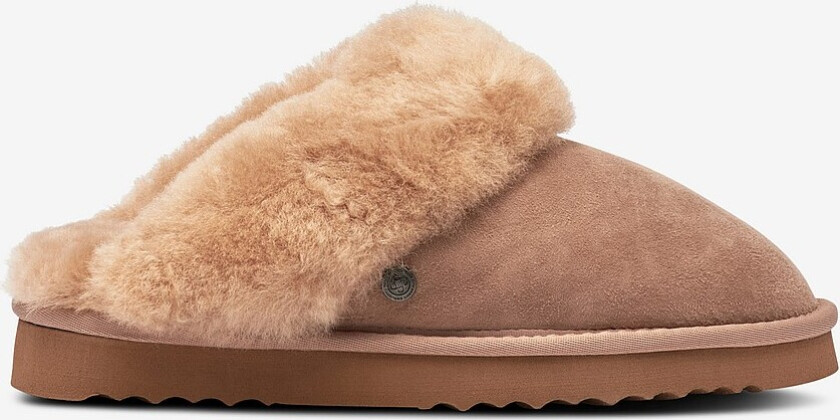 Saueskinnstøfler Akranes - Beige