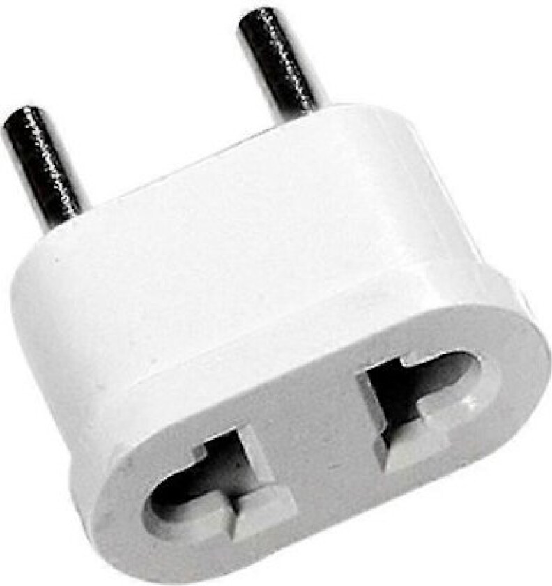 US USA til EU Euro Europa AC Strømplugg Reiseadapter Lader Socket Converter