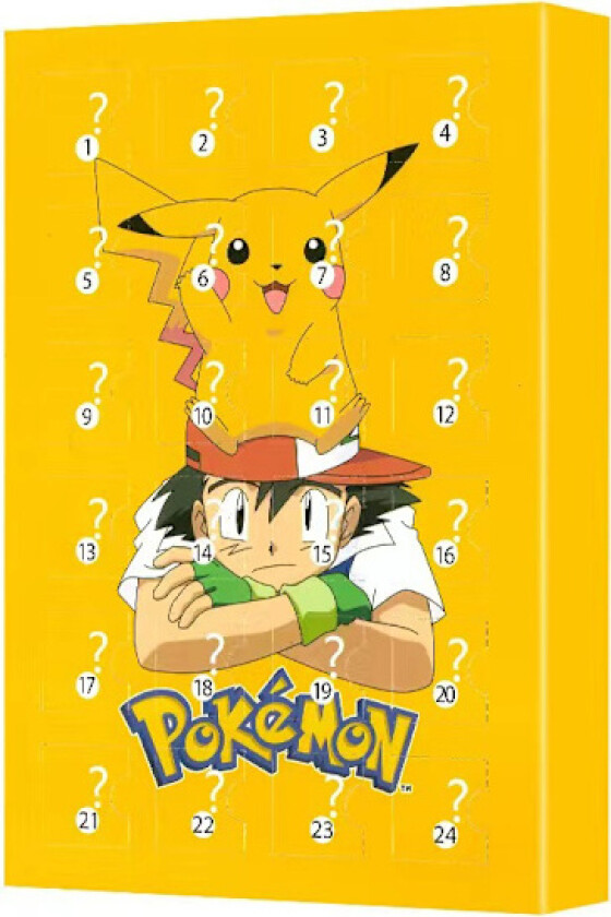 Het 2025 Adventskalender Pok e mon, 24 dagers nedtellingskalender, Adventskalender overraskelsesgave til barn