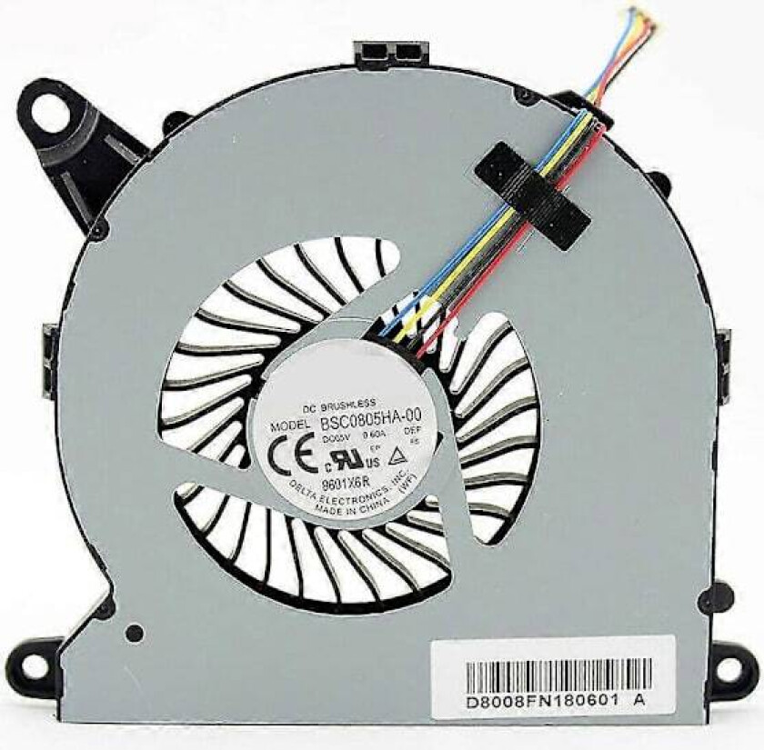 Erstatnings CPU-vifte for NUC8 NUC8i7BEH NUC8i5BEH NUC8i5BEK NUC8i3BEH Series Mini PC, Erstatnings NUC8 Kjølevifte P/N: BSC0805HA-00, Ping