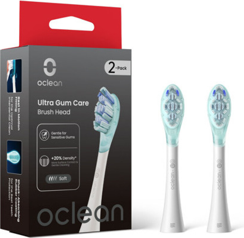 Børstehoder Brush Head Ultra Gum Care 2 Pack White