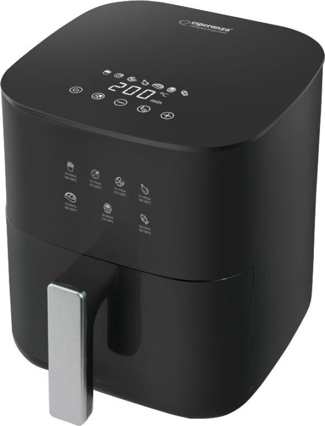PATATE FRITTE Airfryer â 3,5â¯L, 1350â¯W â Sort