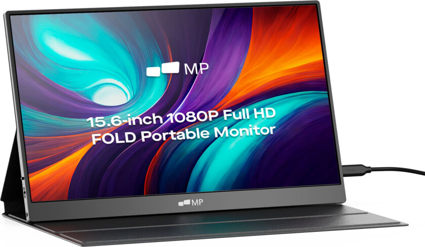 Mobile Pixels Fold PC Skjermutvidelse - 15.6", FHD, IPS, USB-C, Mini HDMI - Sort