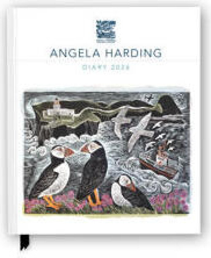 Angela Harding 2026 Desk Diary Planner - Week to View, Illustrated throughout