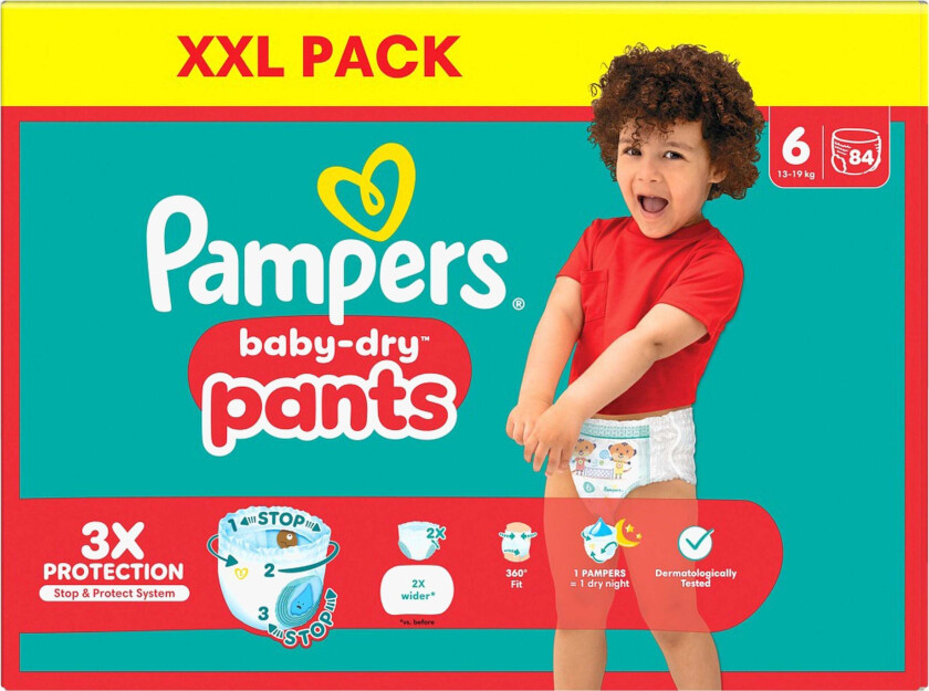Baby Dry Pants Bleier Str 6 13-19 kg XXL 84-Pakk - Bleier