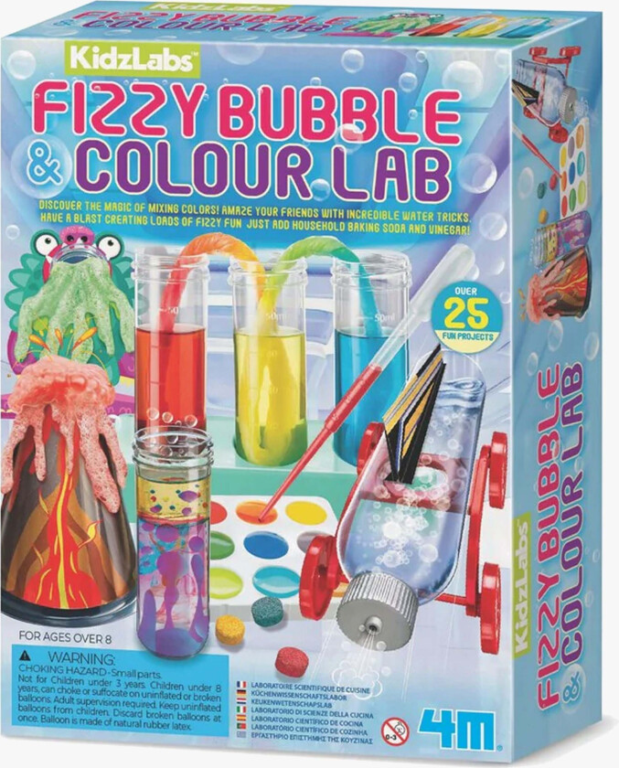 KidzLabs Eksperimentsett Boble- og Fargelaboratorium - Eksperiment