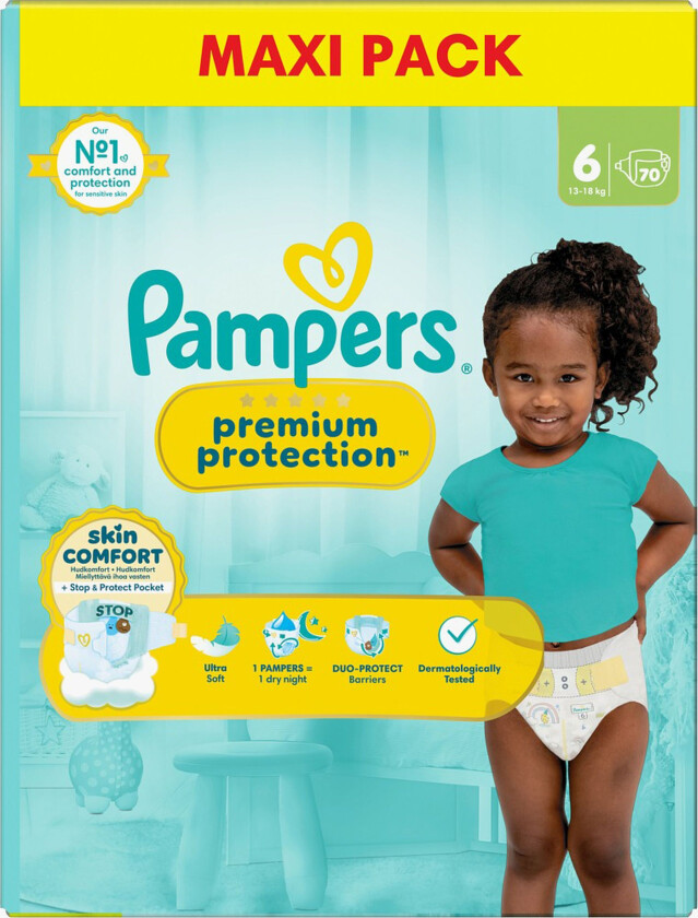 Bilde av Premium Protection Bleier Str 6 13-18 kg 70-Pakk - Bleier