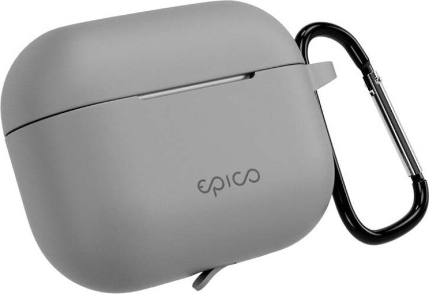 Apple AirPods Pro (3. gen.) Epico Outdoor Silicone Deksel - Grå