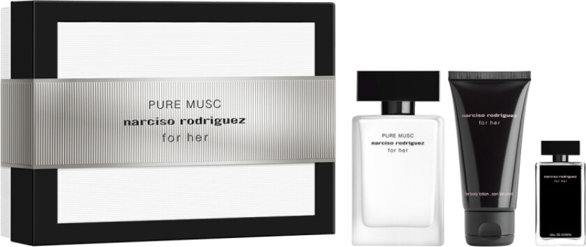 Narciso Rodiguez Gift Set For Her Pure Musc (2 x 50 + 7.5 ml)