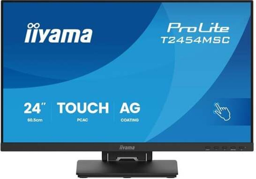 24" iiyama ProLite T2454MSC-B3AG - LED monitor - Full HD (1080p) - 24"
