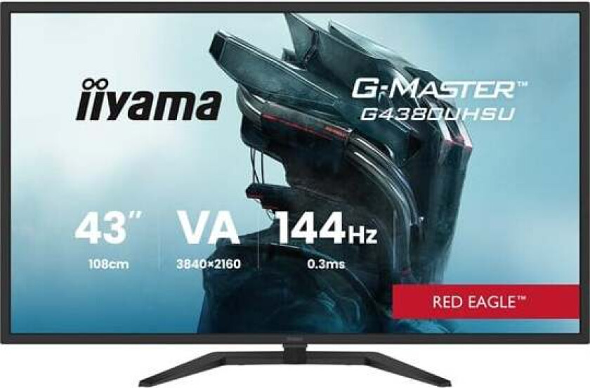 43" iiyama G-MASTER G4380UHSU-B2 - LED monitor - 43" - HDR