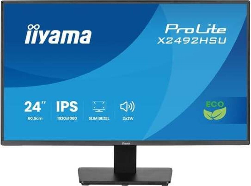 24" iiyama ProLite X2492HSU-B1 - LED monitor - Full HD (1080p) - 24"