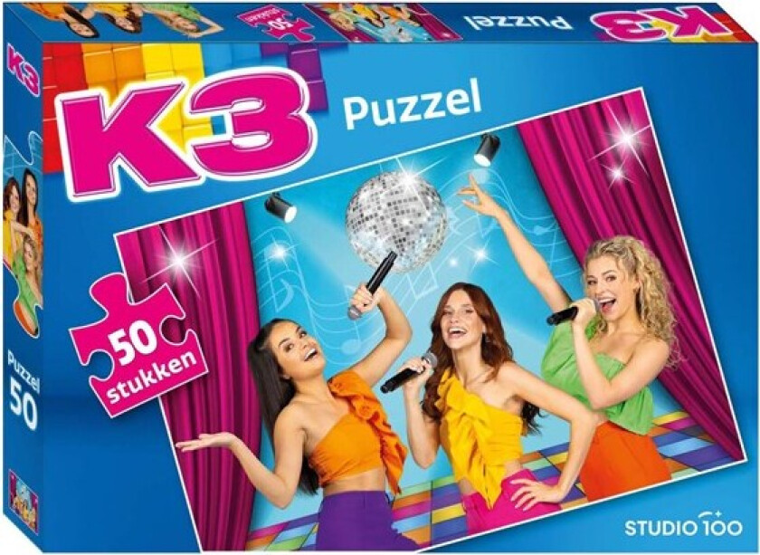 K3 Jigsaw Puzzle All Colors 50 pcs.