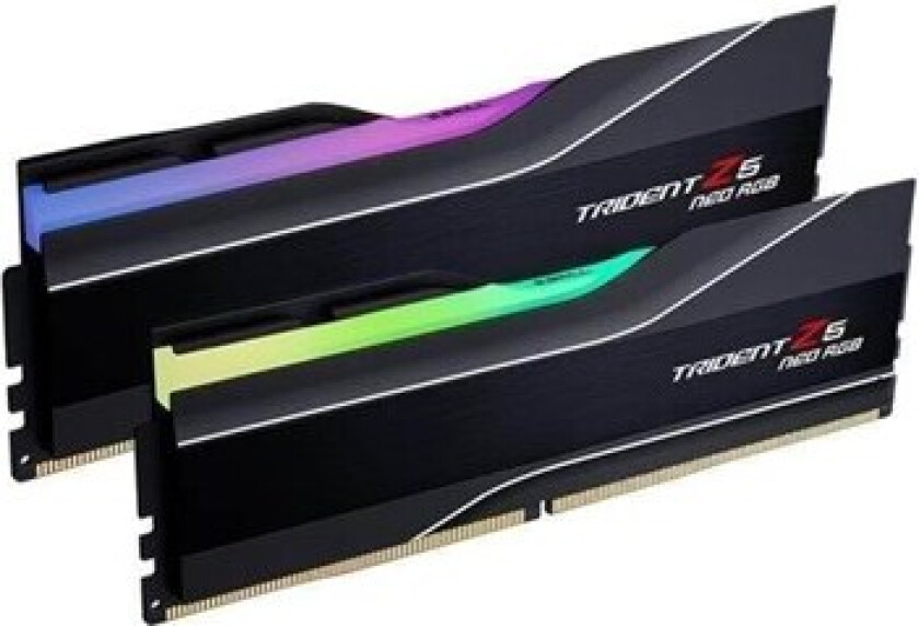 Trident Z5 Neo RGB DDR5-6000 - 96GB - CL26 - Dual Channel (2 pcs) - AMD EXPO - Svart med RGB