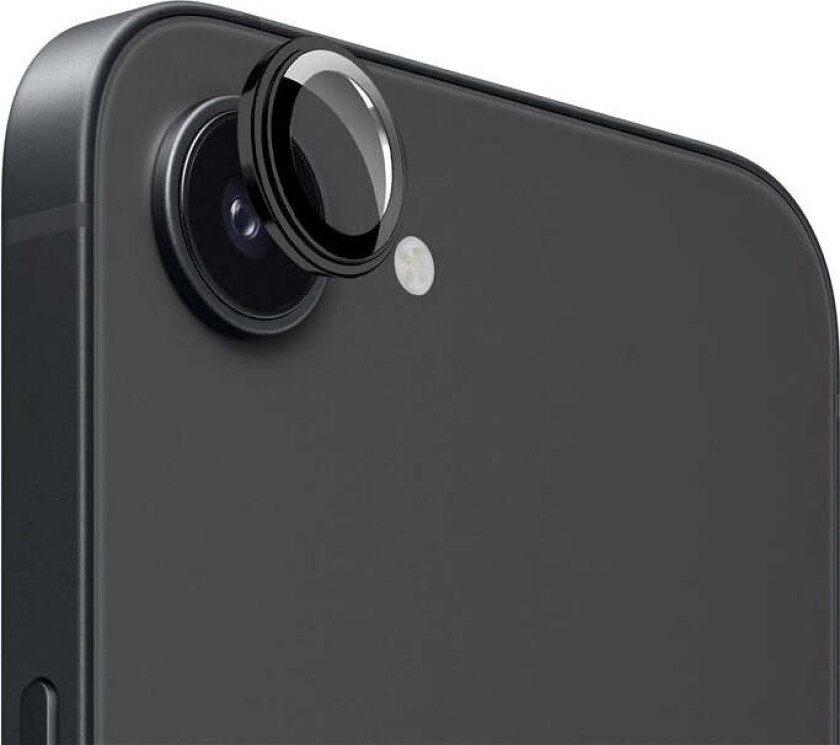 Herdet Glass Kamerabeskyttelse for iPhone 16e - Svart