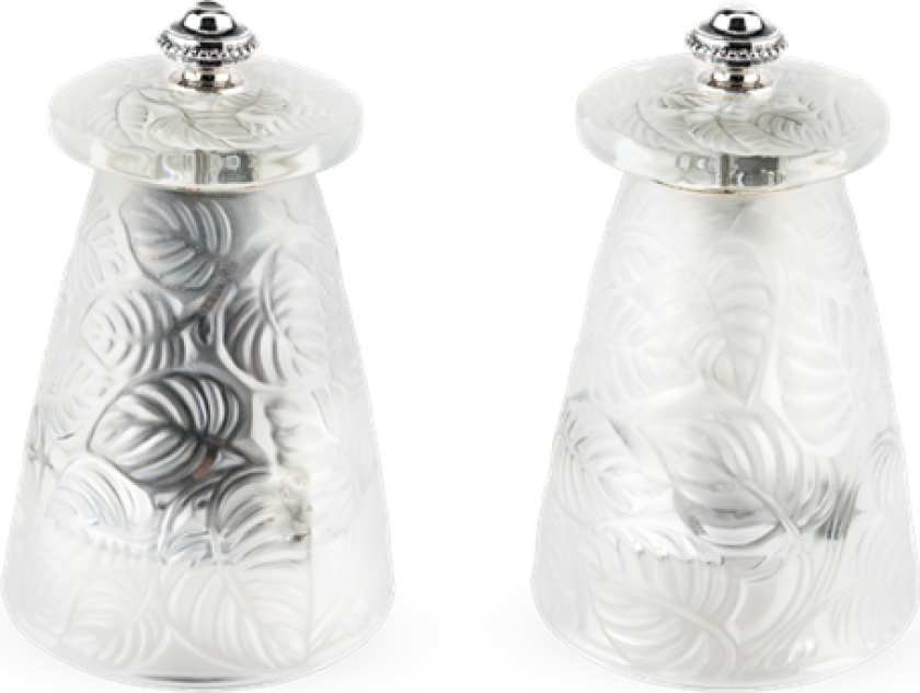 Bilde av Lalique set of pepper + salt grinder Krystal